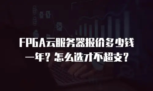 FPGA云服务器报价多少钱一年？怎么选才不超支？