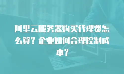 阿里云服务器购买代理费怎么算？企业如何合理控制成本？