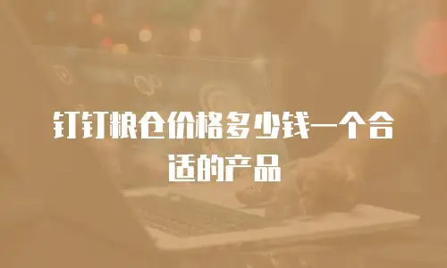 钉钉粮仓价格多少钱一个合适的产品