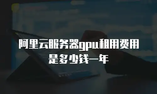 阿里云服务器gpu租用费用是多少钱一年