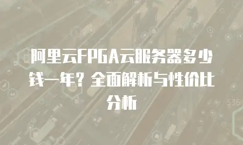 阿里云FPGA云服务器多少钱一年？全面解析与性价比分析