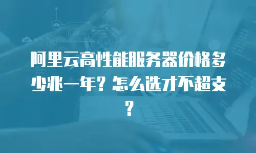 阿里云高性能服务器价格多少兆一年？怎么选才不超支？