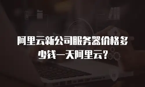 阿里云新公司服务器价格多少钱一天阿里云？