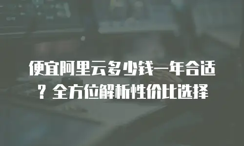 便宜阿里云多少钱一年合适？全方位解析性价比选择