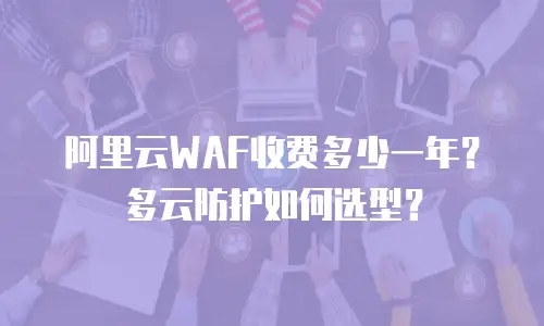 阿里云WAF收费多少一年？多云防护如何选型？