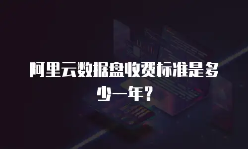 阿里云数据盘收费标准是多少一年？