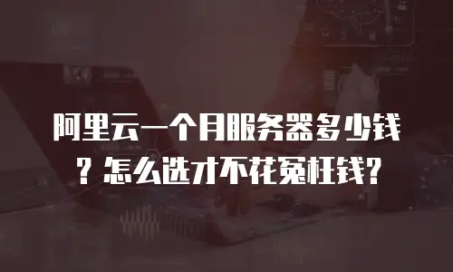 阿里云一个月服务器多少钱？怎么选才不花冤枉钱？