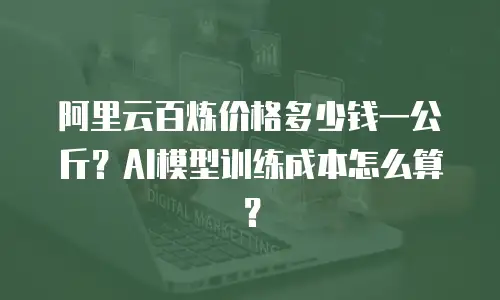 阿里云百炼价格多少钱一公斤？AI模型训练成本怎么算？