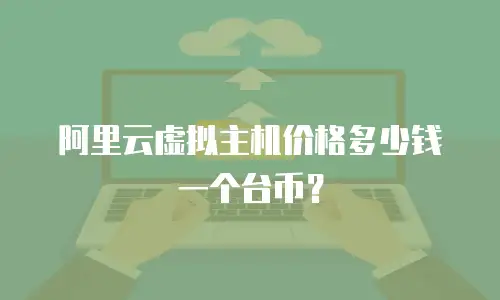 阿里云虚拟主机价格多少钱一个台币？