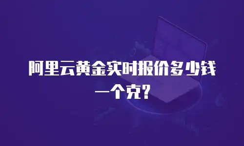阿里云黄金实时报价多少钱一个克？