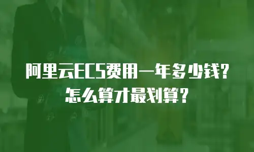 阿里云ECS费用一年多少钱？怎么算才最划算？