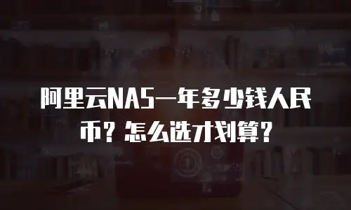 阿里云NAS一年多少钱人民币？怎么选才划算？