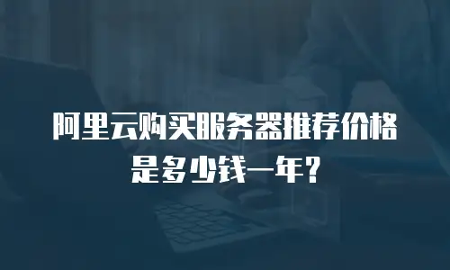 阿里云购买服务器推荐价格是多少钱一年？