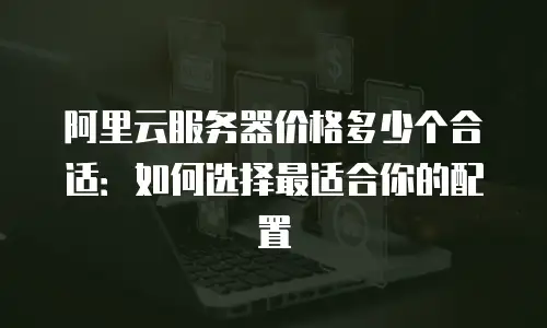 阿里云服务器价格多少个合适：如何选择最适合你的配置