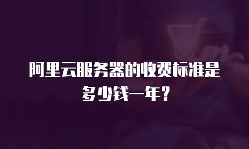 阿里云服务器的收费标准是多少钱一年？