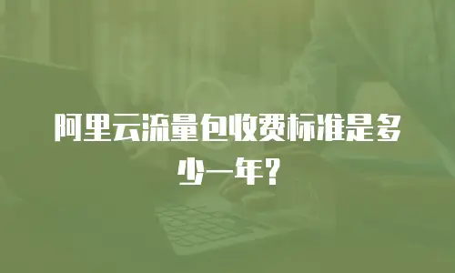 阿里云流量包收费标准是多少一年？