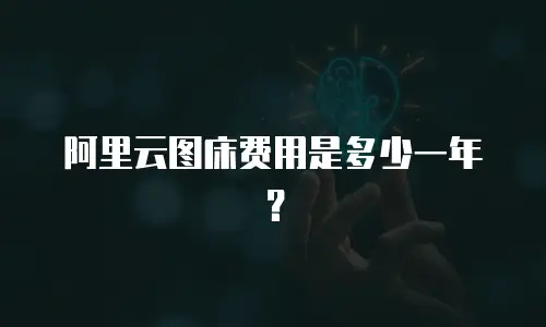 阿里云图床费用是多少一年？