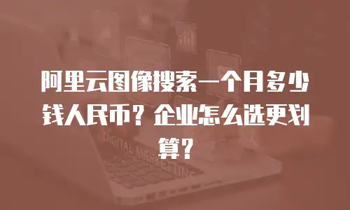 阿里云图像搜索一个月多少钱人民币？企业怎么选更划算？