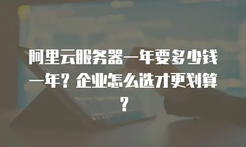 阿里云服务器一年要多少钱一年？企业怎么选才更划算？