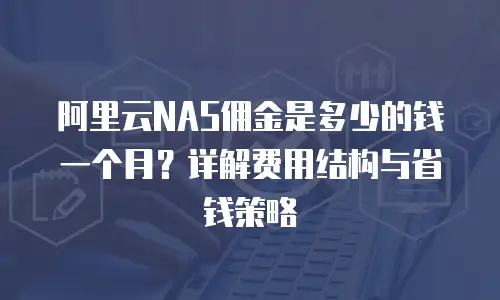 阿里云NAS佣金是多少的钱一个月？详解费用结构与省钱策略