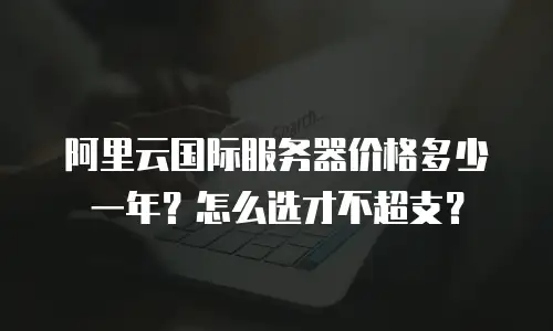 阿里云国际服务器价格多少一年？怎么选才不超支？