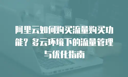 阿里云如何购买流量购买功能？多云环境下的流量管理与优化指南