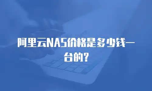 阿里云NAS价格是多少钱一台的？