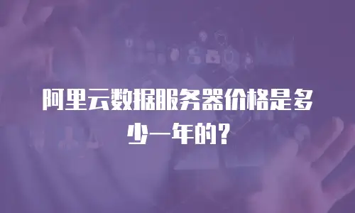 阿里云数据服务器价格是多少一年的？