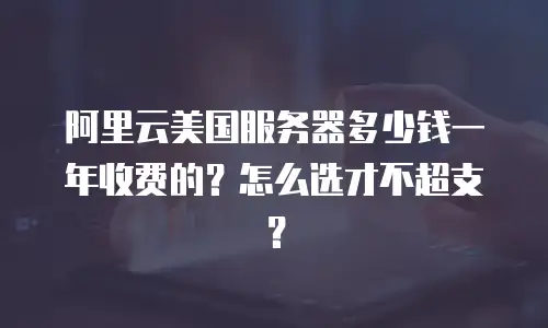 阿里云美国服务器多少钱一年收费的？怎么选才不超支？