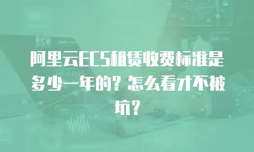阿里云ECS租赁收费标准是多少一年的？怎么看才不被坑？