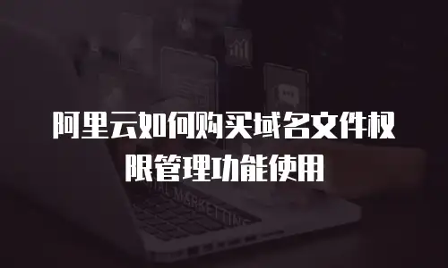 阿里云如何购买域名文件权限管理功能使用
