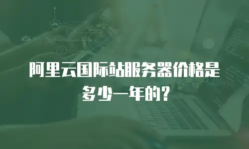 阿里云国际站服务器价格是多少一年的？