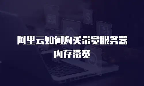 阿里云如何购买带宽服务器内存带宽