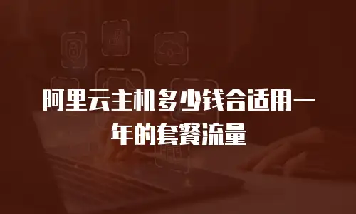 阿里云主机多少钱合适用一年的套餐流量