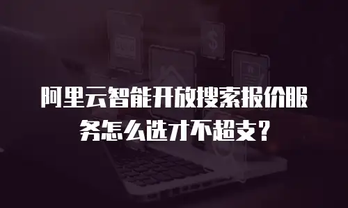 阿里云智能开放搜索报价服务怎么选才不超支？