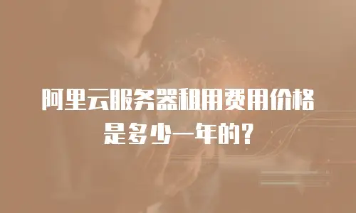 阿里云服务器租用费用价格是多少一年的？