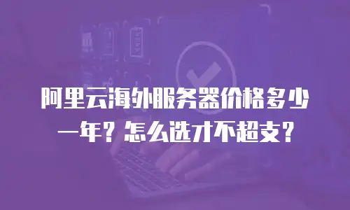 阿里云海外服务器价格多少一年？怎么选才不超支？