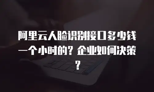 阿里云人脸识别接口多少钱一个小时的？企业如何决策？