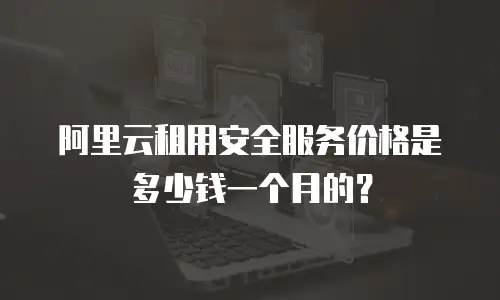 阿里云租用安全服务价格是多少钱一个月的？
