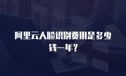 阿里云人脸识别费用是多少钱一年？