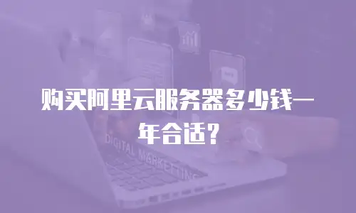购买阿里云服务器多少钱一年合适？