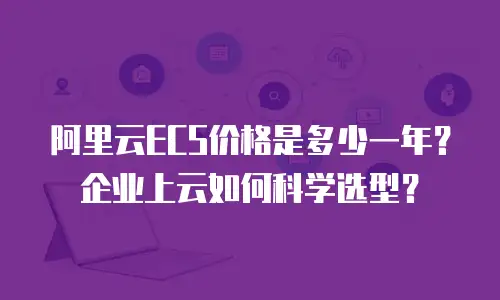 阿里云ECS价格是多少一年？企业上云如何科学选型？