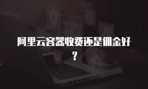 阿里云容器收费还是佣金好？