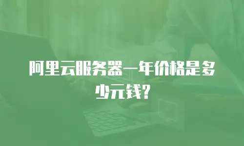 阿里云服务器一年价格是多少元钱？