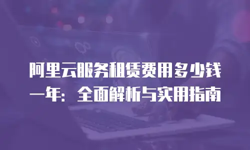 阿里云服务租赁费用多少钱一年：全面解析与实用指南