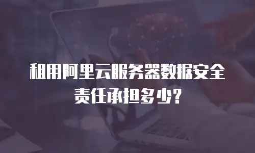租用阿里云服务器数据安全责任承担多少？