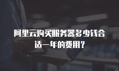 阿里云购买服务器多少钱合适一年的费用？