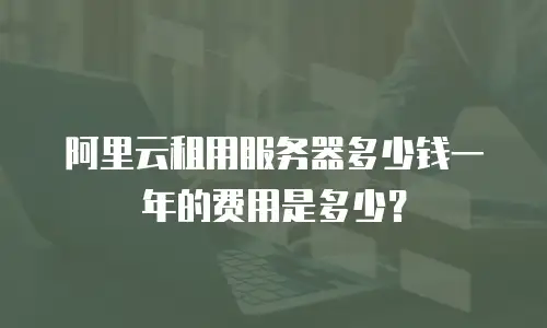 阿里云租用服务器多少钱一年的费用是多少？
