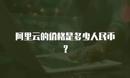 阿里云的价格是多少人民币？