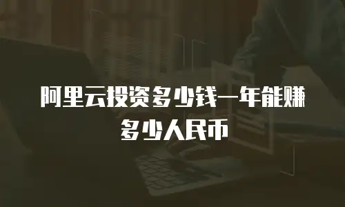 阿里云投资多少钱一年能赚多少人民币